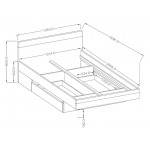 Κρεβάτι Bron-120 x 200