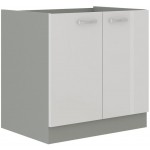 Επιδαπέδιο ντουλάπι Ingrid 80 D 2F-Leuko