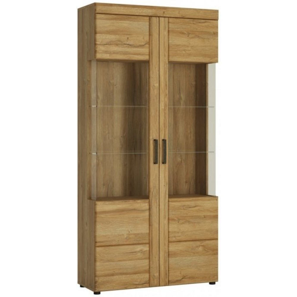 Βιτρίνα ψηλή Cognac 2D