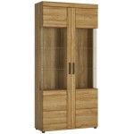 Βιτρίνα ψηλή Cognac 2D