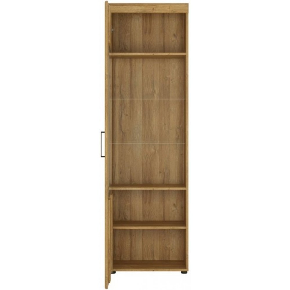 Βιτρίνα Cognac 1D 58x37.4x195