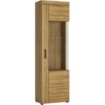 Βιτρίνα Cognac 1D 58x37.4x195