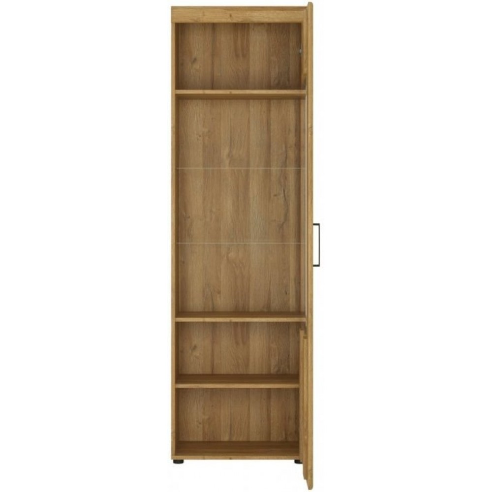 Βιτρίνα Cognac 1D 58x37.4x195
