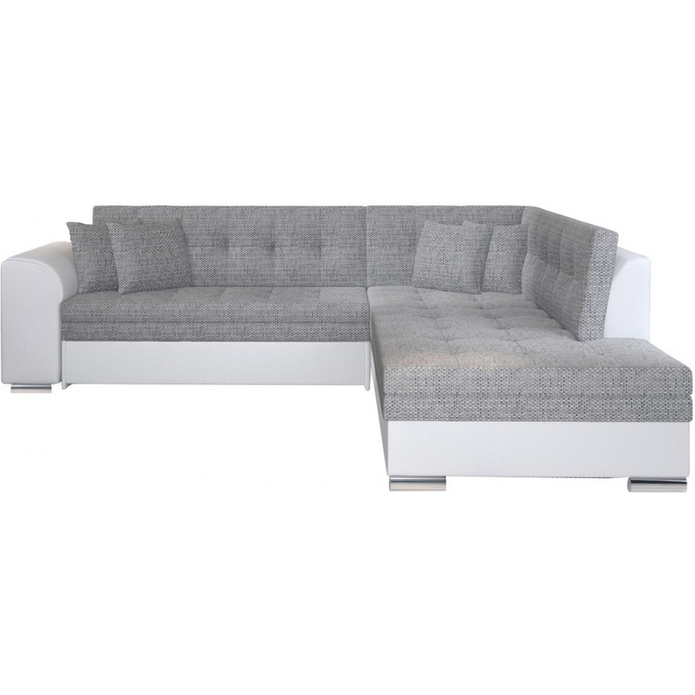 Γωνιακός καναπές Pueblo-Δεξιά-Leuko - Gkri anoixto