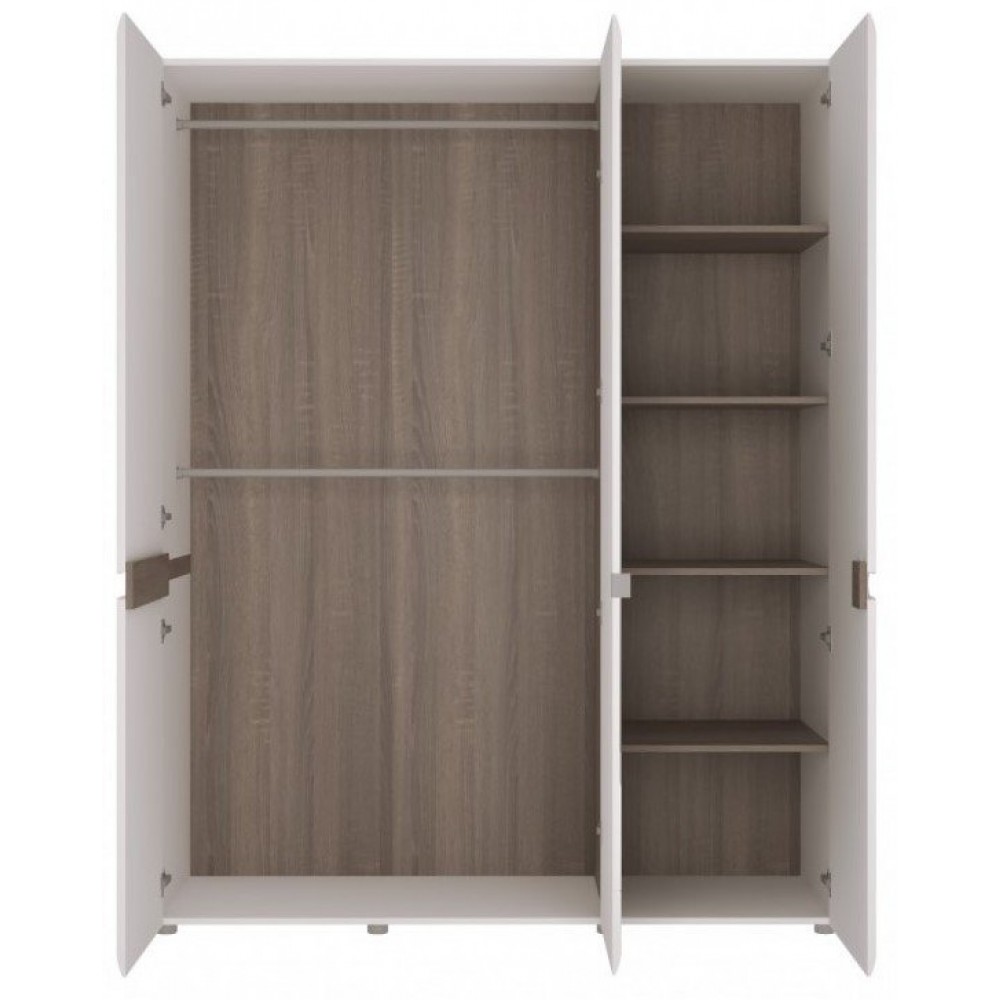 Ντουλάπα Lugano τρίφυλλη