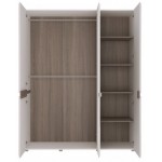 Ντουλάπα Lugano τρίφυλλη