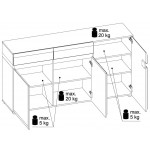 Μπουφές Lugano 3D2S