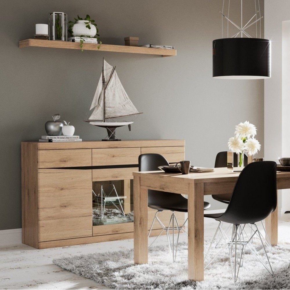 Μπουφές με βιτρίνα Santiago 3D3S