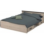 Κρεβάτι Novel-140 x 190-Fusiko-Mavro