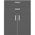 Πόρτες βιβλιοθήκης Svenson με συρτάρια