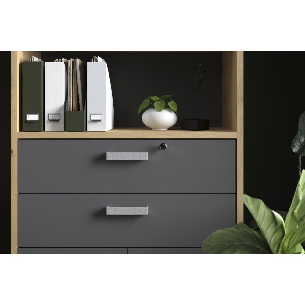 Πόρτες βιβλιοθήκης Svenson με συρτάρια