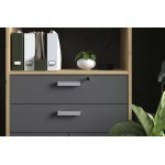 Πόρτες βιβλιοθήκης Svenson με συρτάρια