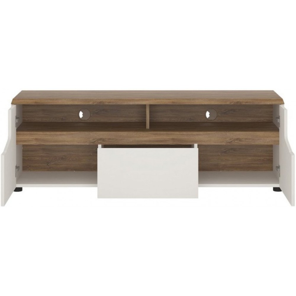 Έπιπλο τηλεόρασης Trapani 2D1S-Μήκος: 140 εκ.