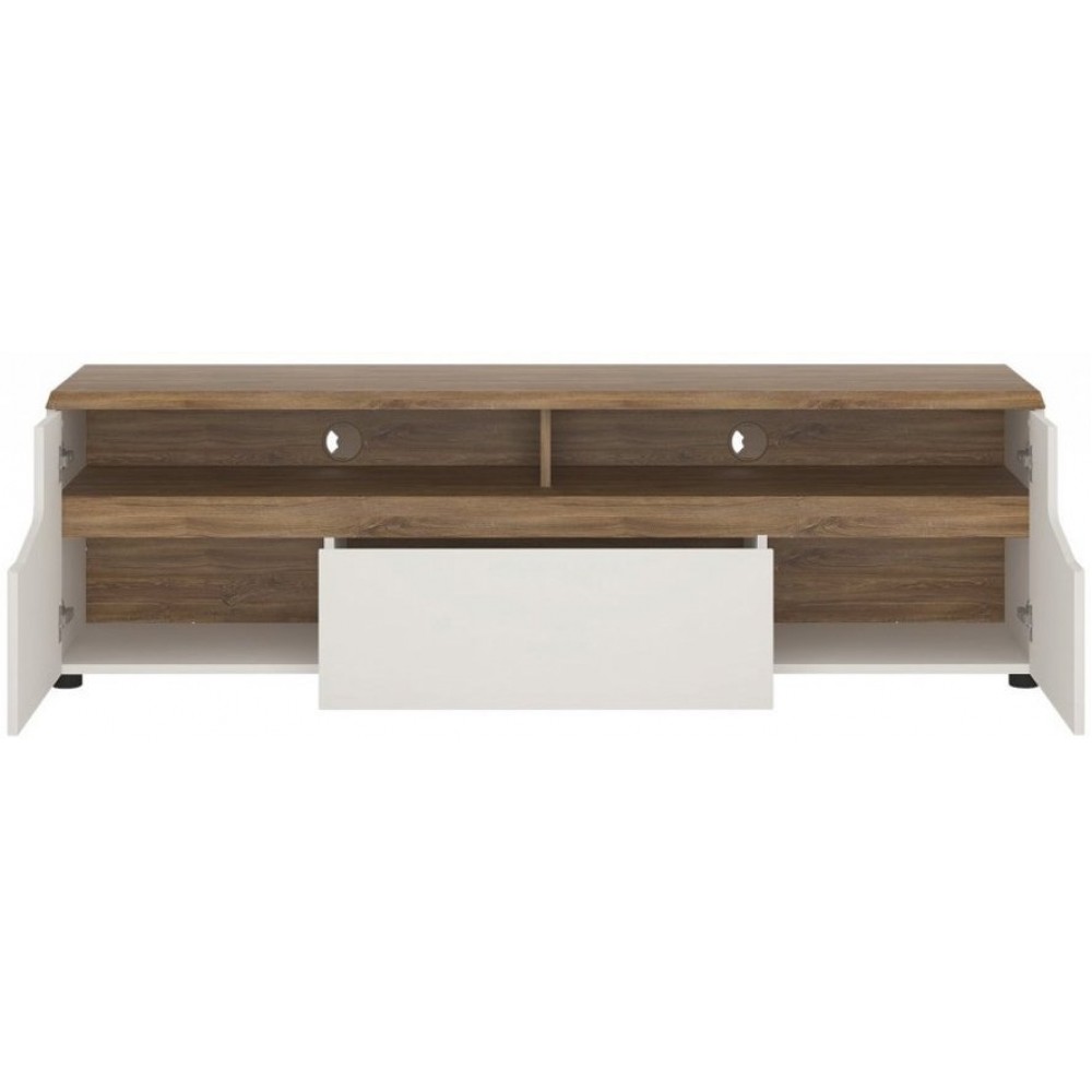 Έπιπλο τηλεόρασης Trapani 2D1S-Μήκος: 160 εκ.