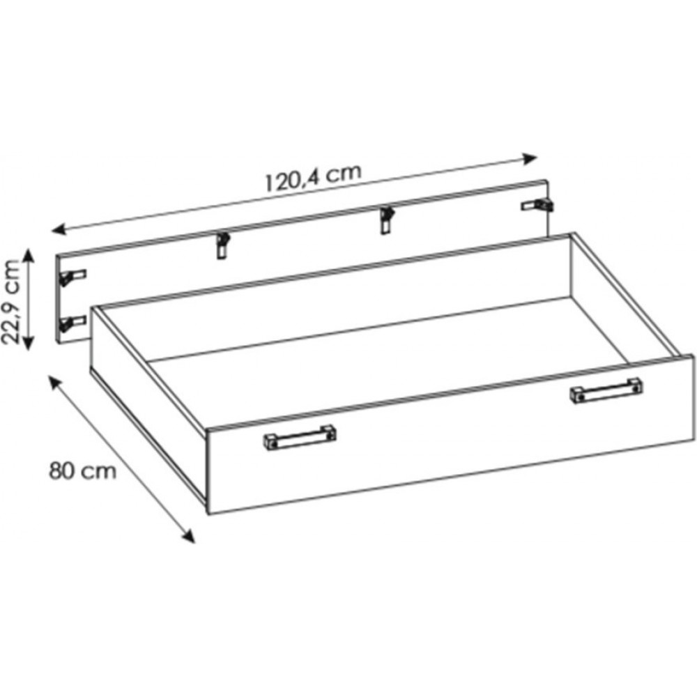 Συρτάρι κρεβατιού Nebraska