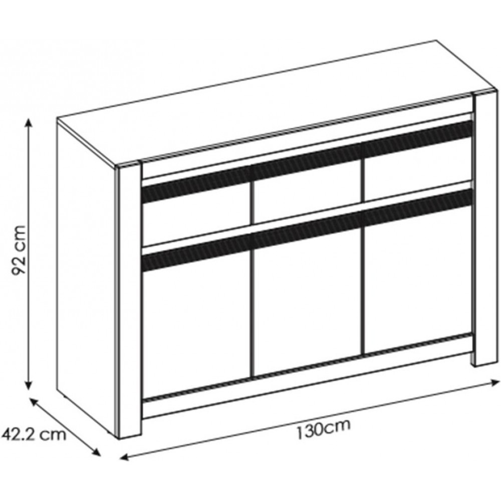 Μπουφές Sydney 3D3S