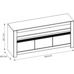 Έπιπλο τηλεόρασης Sydney