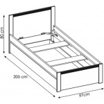 Κρεβάτι Sydney-90 x 200