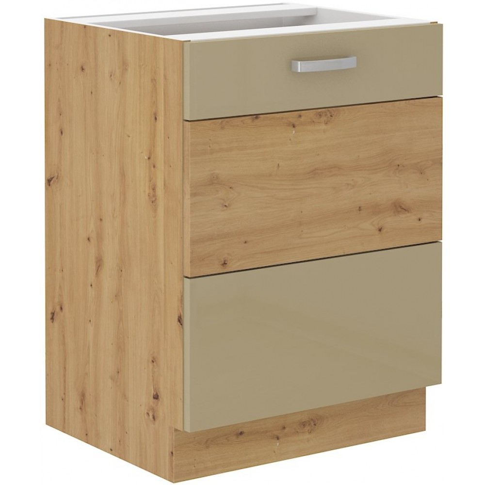 Επιδαπέδιο ντουλάπι Artista 60 D 1F BB-Capuccino