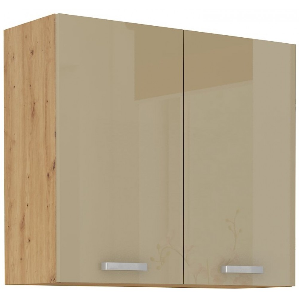 Κρεμαστό ντουλάπι Artista 80 G-72 2F-Capuccino