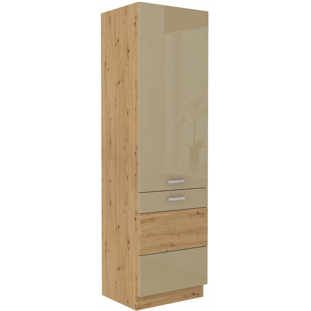 Επιδαπέδιο ντουλάπι Artista 60 DK-210 2F-Capuccino