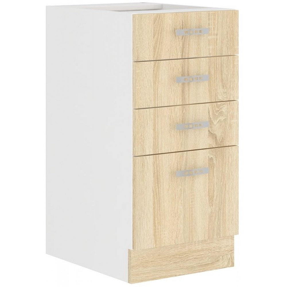 Επιδαπέδιο ντουλάπι Selena 40 D 4S-Drus