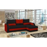 Γωνιακός καναπές Juego-Gkri Skouro - Kokkino