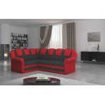 Γωνιακός καναπές King II-Αριστερή-Anthraki-Kokkino