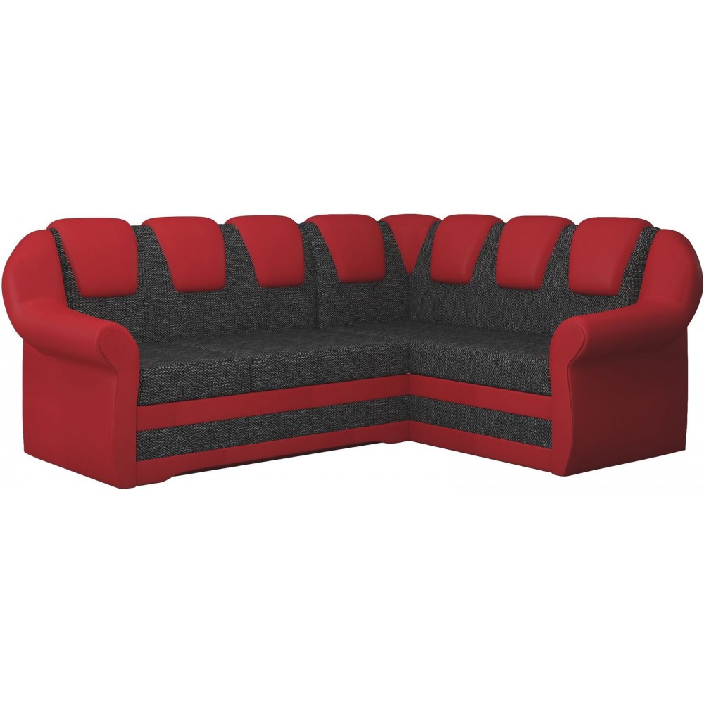 Γωνιακός καναπές King II-Δεξιά-Anthraki-Kokkino