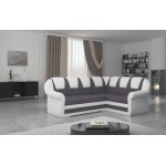 Γωνιακός καναπές King II-Δεξιά-Leuko - Gkri