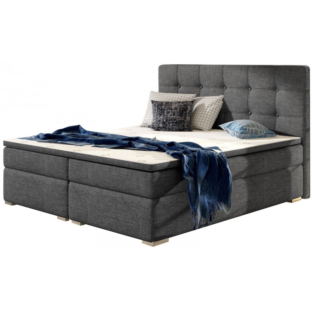 Επενδυμένο κρεβάτι Iowa-Gkri-180 x 200