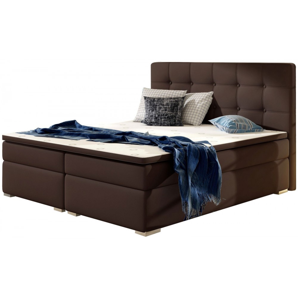 Επενδυμένο κρεβάτι Iowa-Kafe-180 x 200