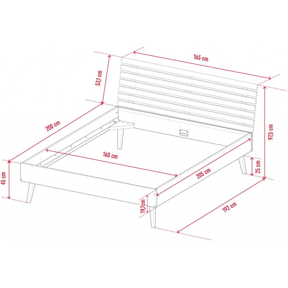 Κρεβάτι Nature II-160 x 200