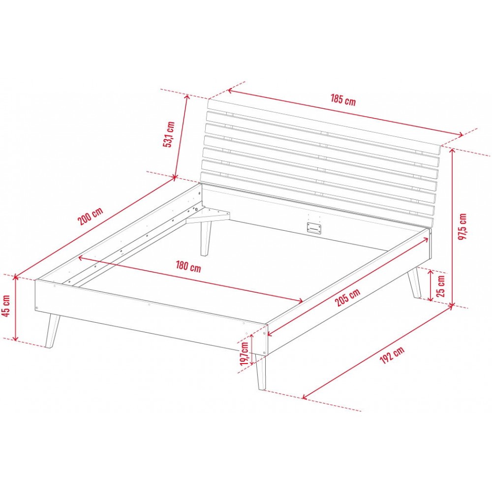 Κρεβάτι Nature II-180 x 200