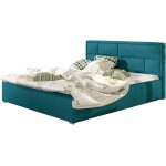 Επενδυμένο κρεβάτι Maestra-140 x 200-Petrol