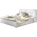 Επενδυμένο κρεβάτι Maestra-160 x 200-Leuko