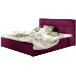Επενδυμένο κρεβάτι Maestra-180 x 200-Βυσσινί