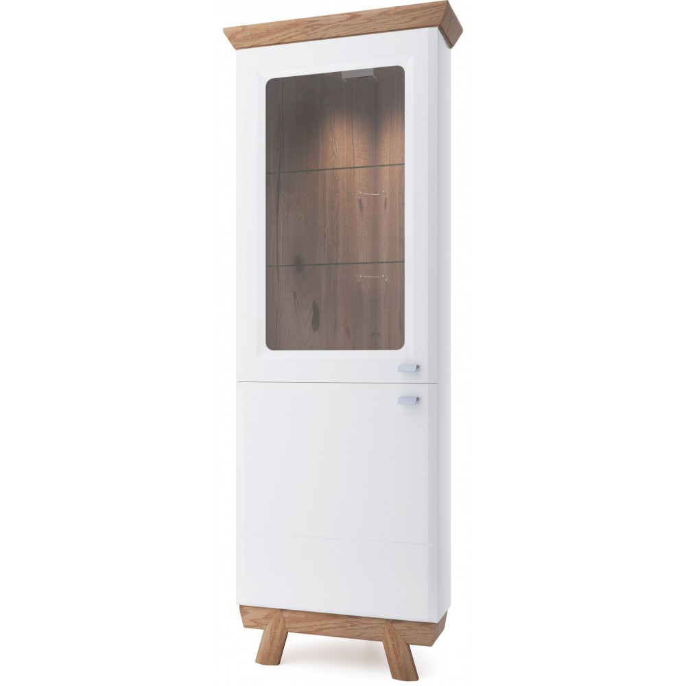Βιτρίνα Aspire γωνιακή 67.1x55.3x205.2
