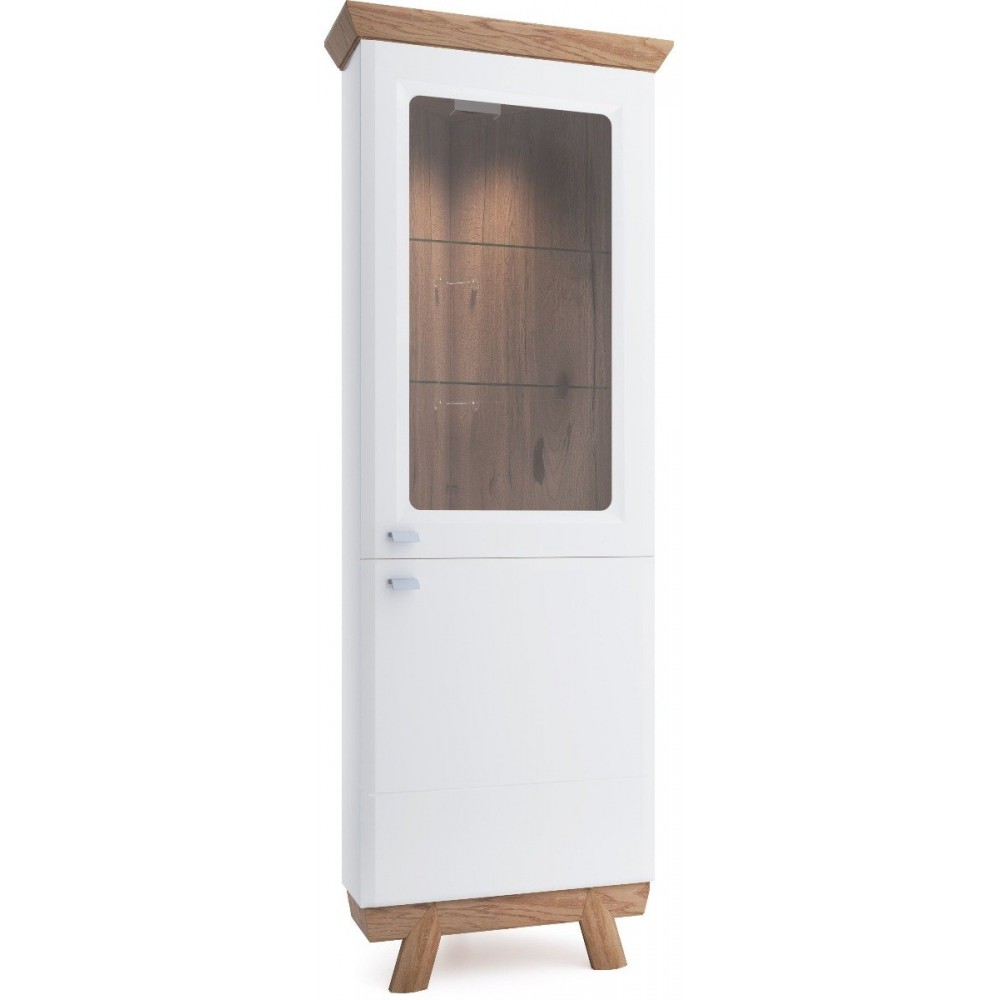 Βιτρίνα Aspire γωνιακή 67.1x55.3x205.2