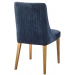 Καρέκλα Korina-Μελί - Μπλε Σκούρο