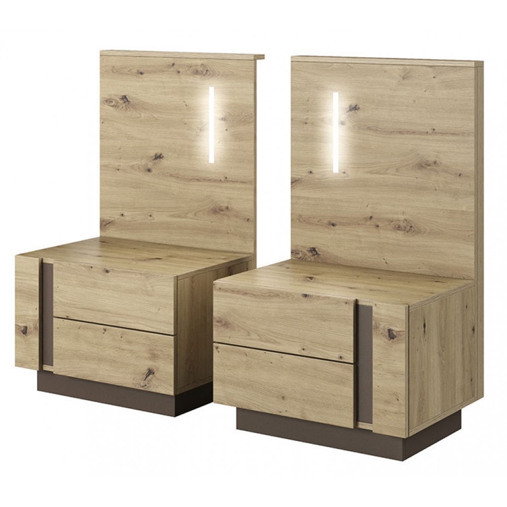Σετ 2 κομοδίνα Arcan -Fusiko-Gkri