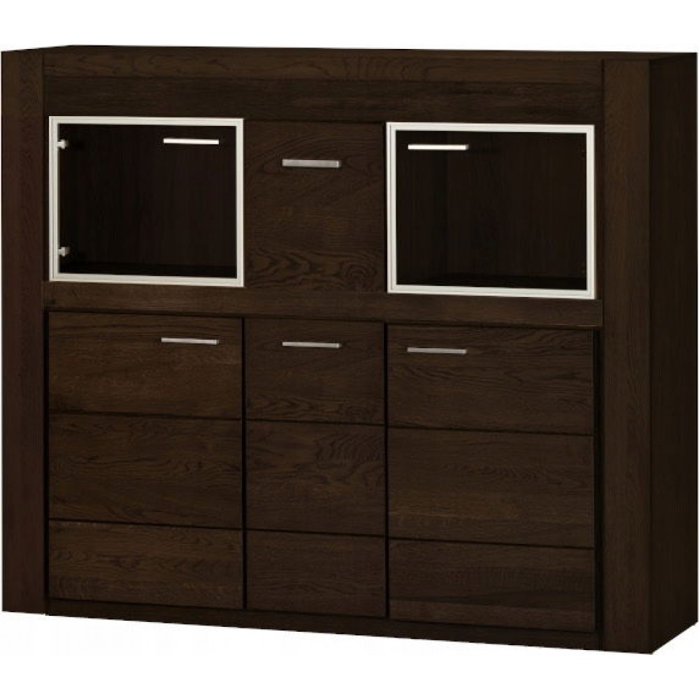 Μπουφές Denny με βιτρίνα-Kafe Skouro