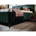 Επενδυμένο κρεβάτι Margo-140 x 200-Prasino