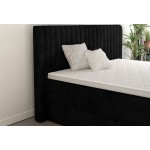 Επενδυμένο κρεβάτι Melantha με στρώμα και ανώστρωμα-140 x 200-Mauro