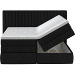 Επενδυμένο κρεβάτι Melantha με στρώμα και ανώστρωμα-160 x 200-Mauro