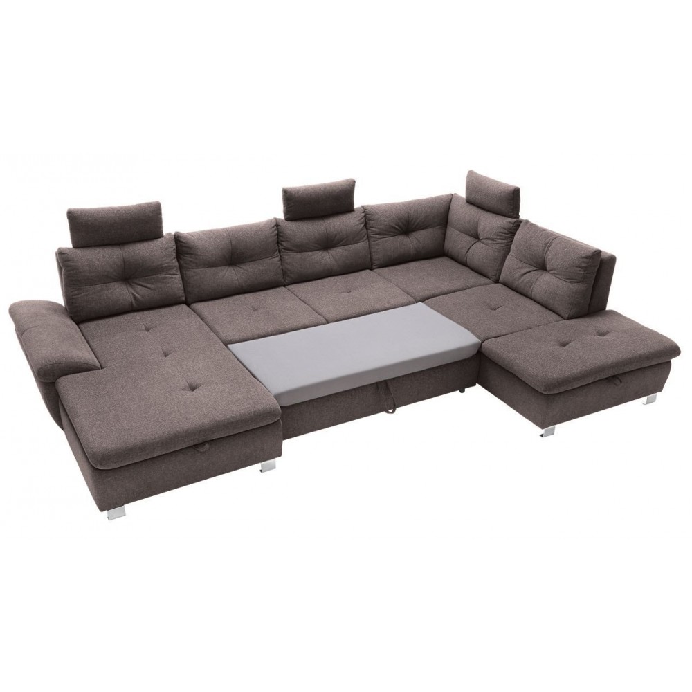 Γωνιακός καναπές Canaria plus-Αριστερή-Kafe 350x245x88
