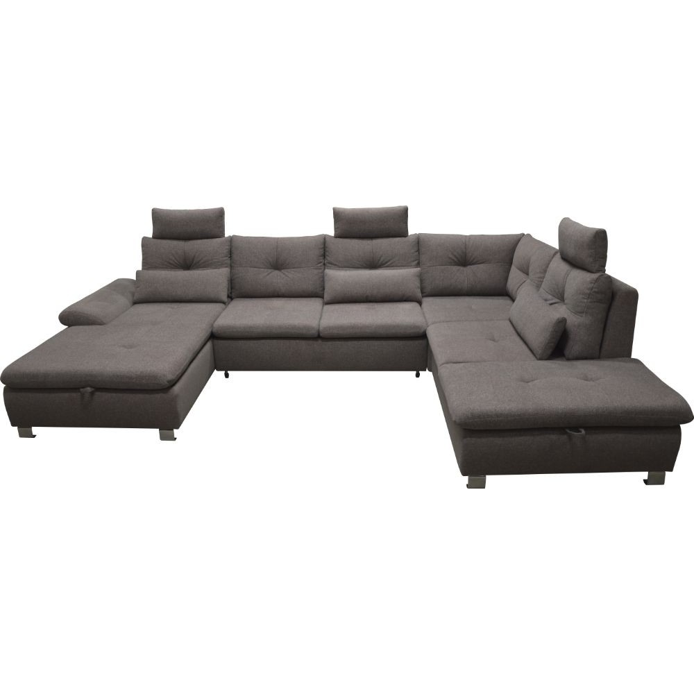 Γωνιακός καναπές Canaria plus-Αριστερή-Kafe 350x245x88