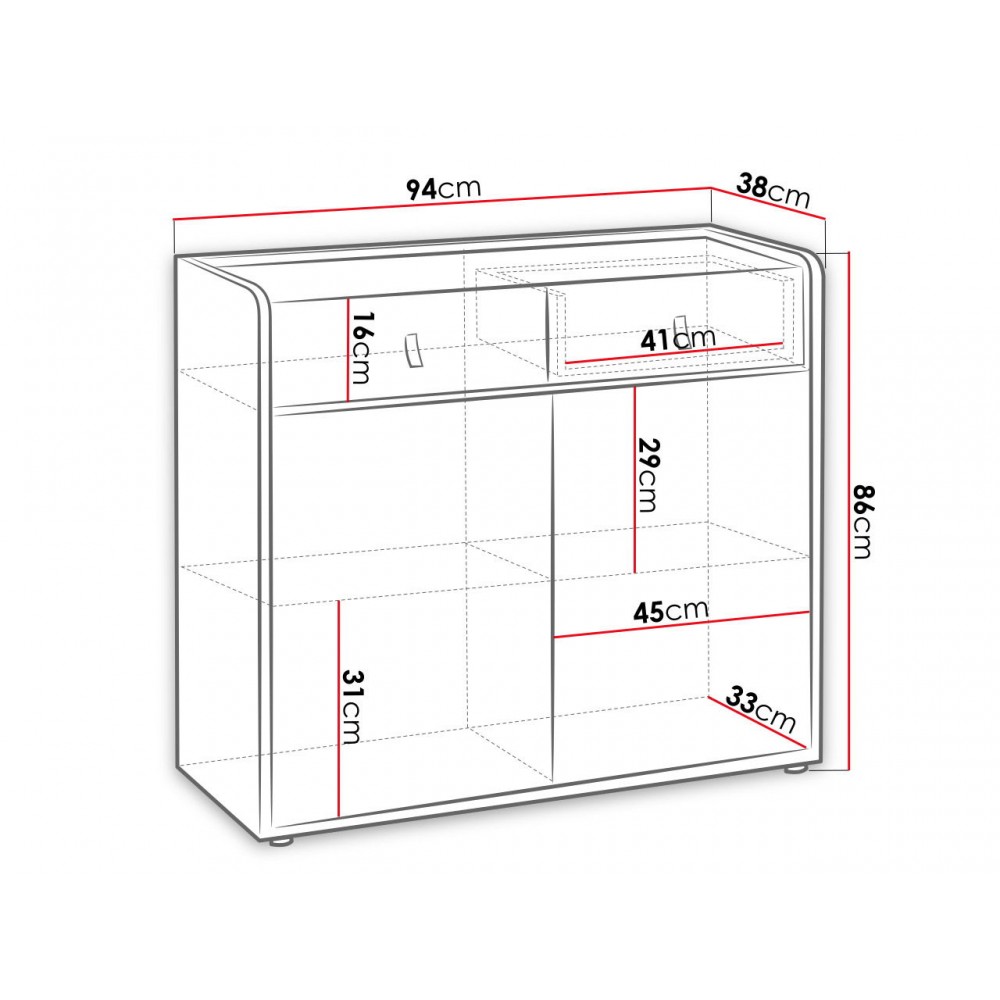 Τουαλέτα Samoa -Μήκος 94 εκ.