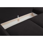 Γωνιακός καναπές Camille-Αριστερή-Kafe 282x94x73