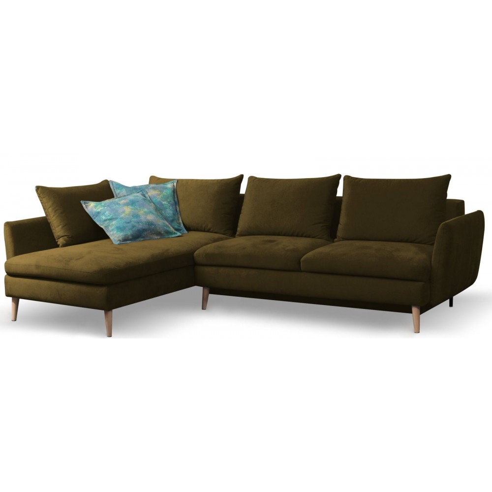 Γωνιακός καναπές Camille-Δεξιά-Moustardi 282x94x73